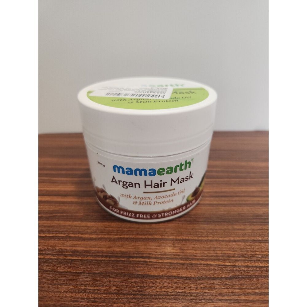 Mamaearth Argan Hair Mask Argan Avicado Oil‎ Milk Protein 200g Sealed